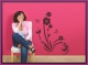 Thumbnail Wandtatto Blumen-Ranken
